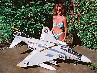 Jaci Gaddis & F-4 BVM RC jet